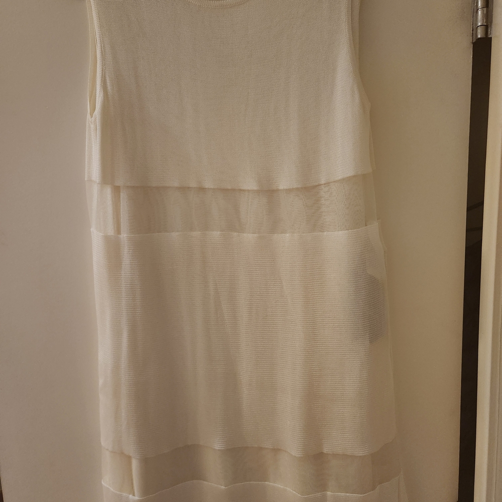 Osklen Elegant Cream Midi Dress